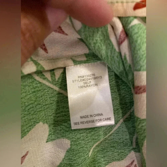 Daniel Rainn Green Floral Boise- BNWT- Size S - Picture 3 of 6